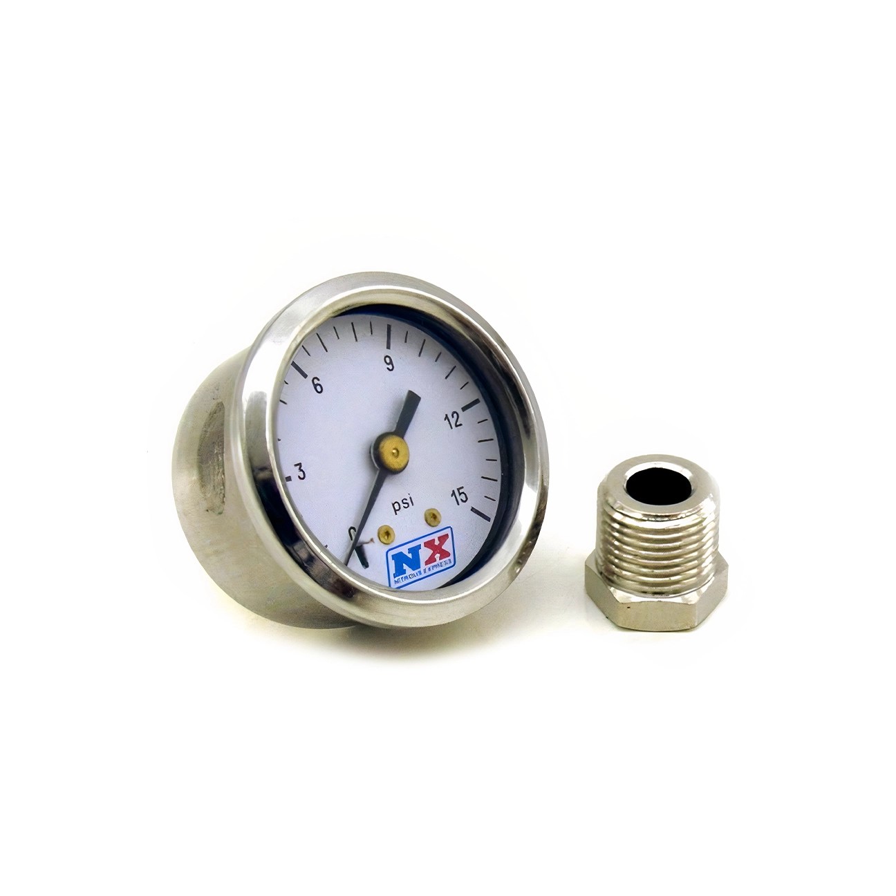 Nitrous Express NX-15511 - 0-15 psi Yakıt Basınç Ölçer