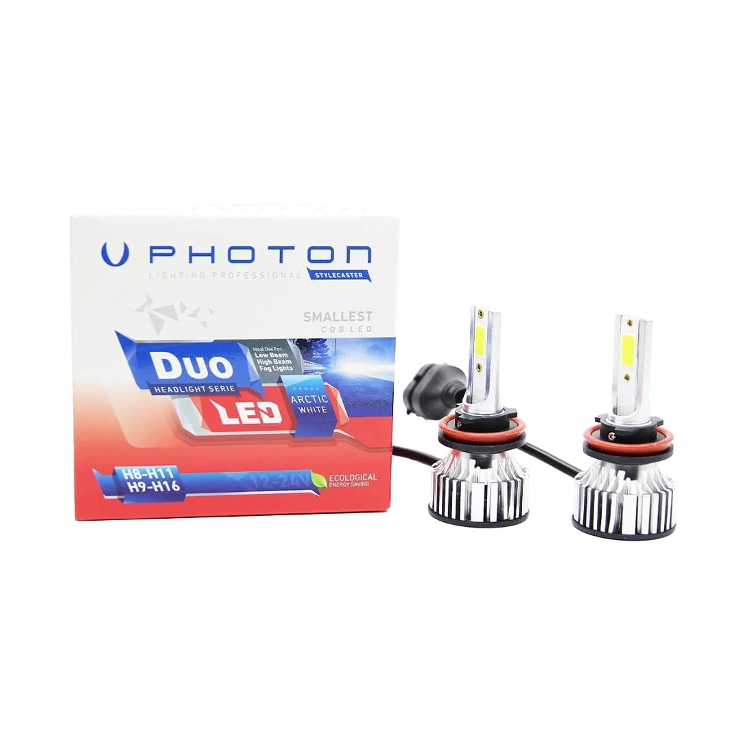 Photon Duo H8/H9/H11/H16 12-24V Led Headlight