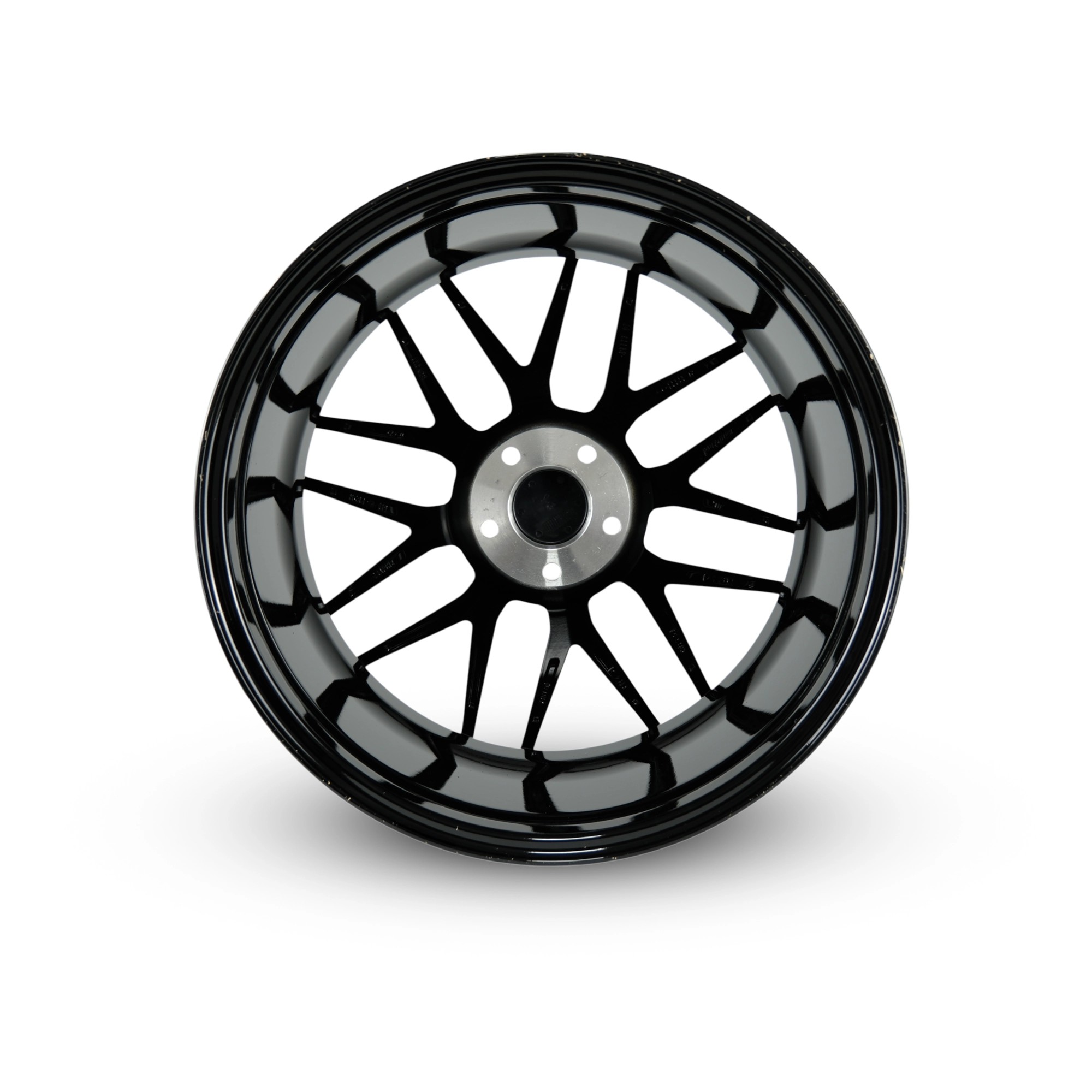 Motec MCR3-Hyper Mesh Gloss Black 8.5x19 5x112 ET45 Ø66.5 4-Piece Wheel Set