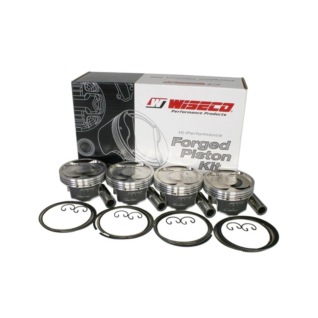 Wiseco Subaru WRX STI EJ257 2.5L 16V 4 Silindir 99.75mm Piston Seti