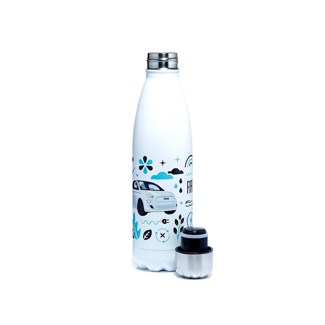 Fiat 500E Stainless Steel Thermo Bottle