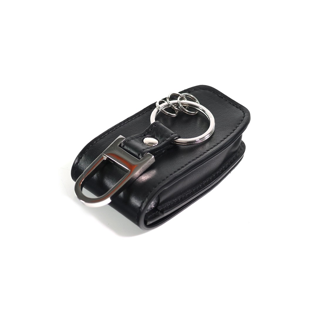 Mercedes-Benz 6th Generation Black Leather Key Fob Cover