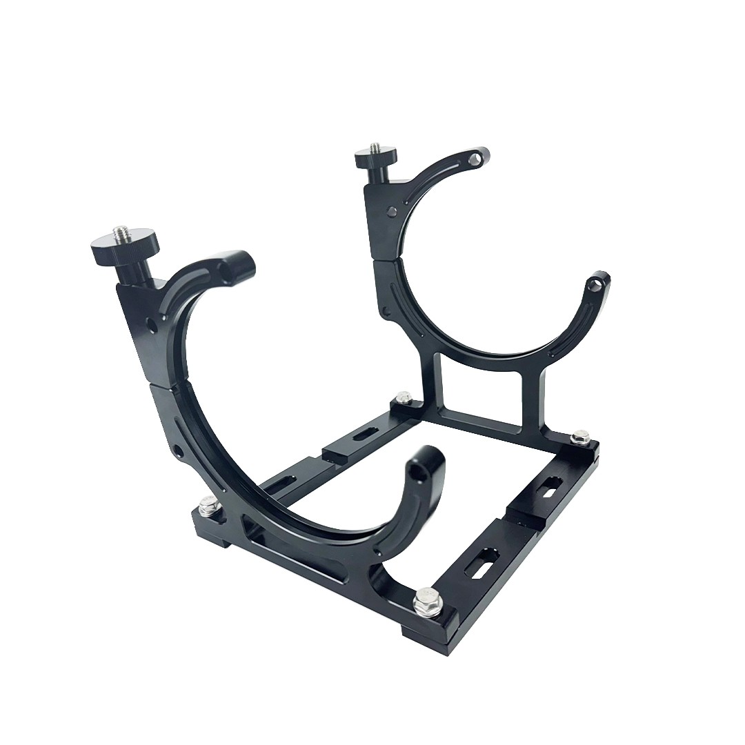 Ram2 Project 7”  Nitrous Oxide (NOS) Tekli Tüp Tutucu Braketi Siyah – 10-15 LB Tüp için Uyumlu