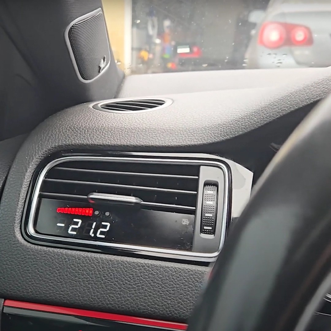 P3 Gauges P3 V3 OBD2 Volkswagen Mk5 Polo GTI - TDI (2009-2018) L3P3VPO5 Dijital Havalandırma Göstergesi