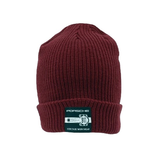 Porsche Design 911 Unisex Claret Red Beret