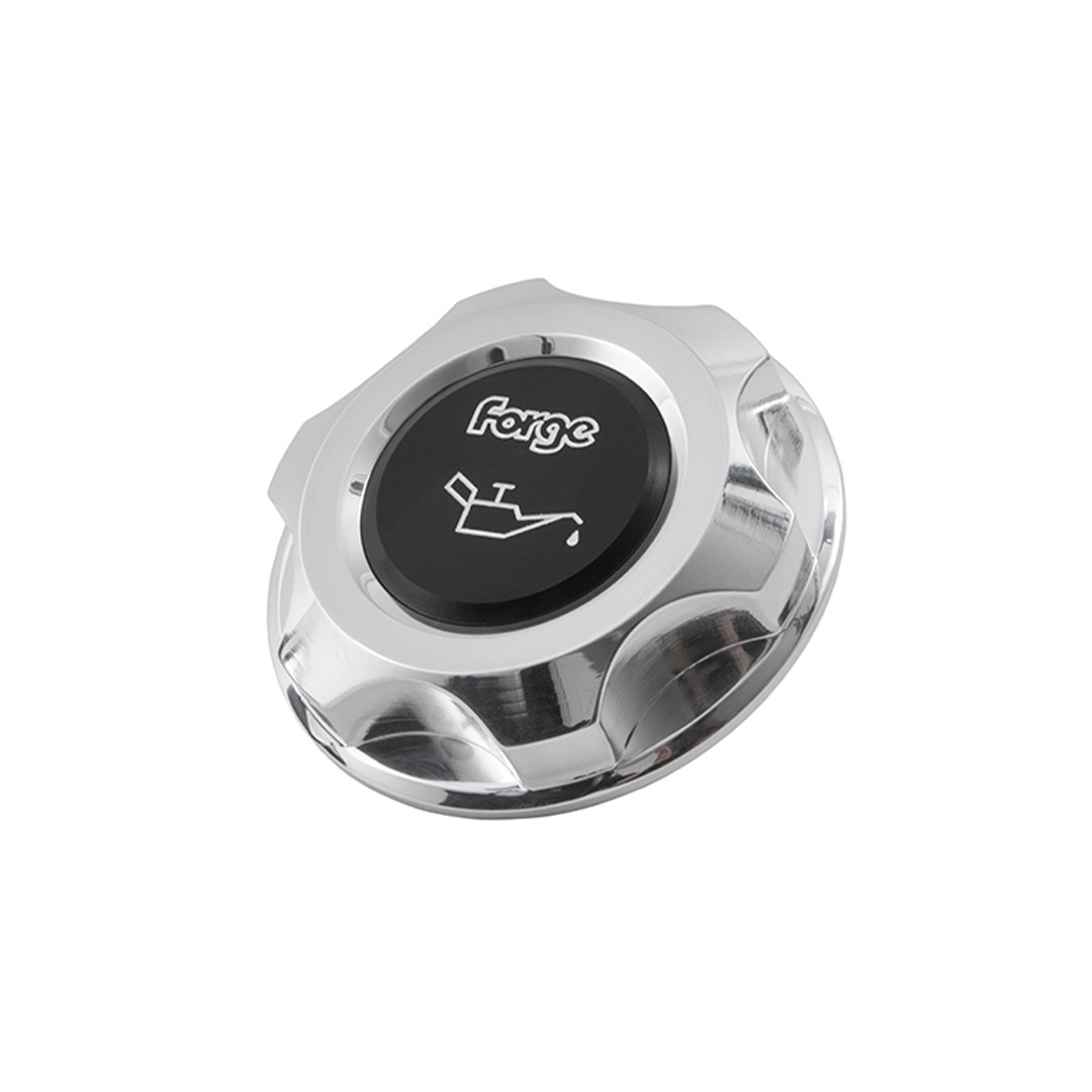 Forge Motorsport Engine Oil Cap Silver-Black