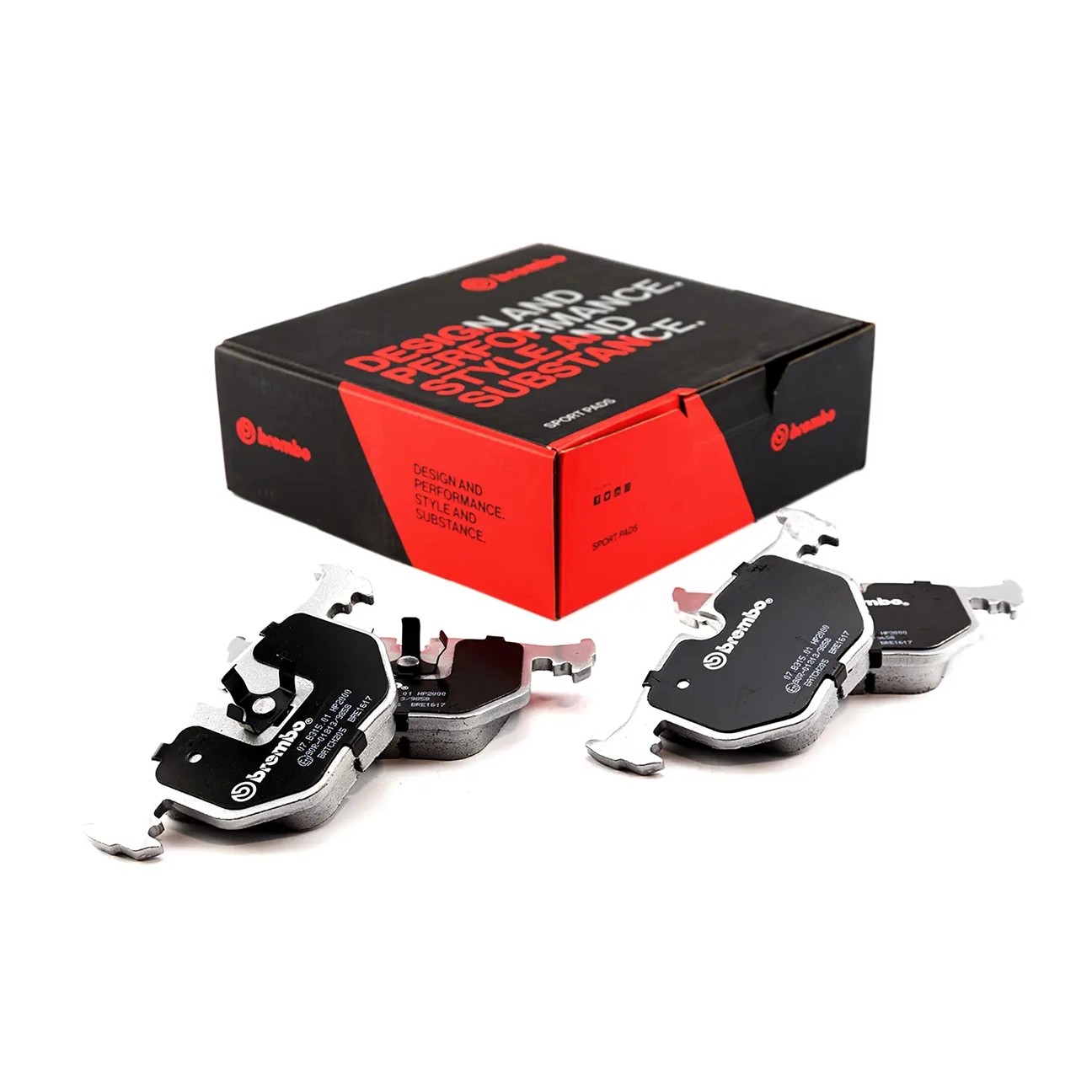 Brembo Arka Fren Balata Seti - Bmw 3 E46 - 5 E39 - 7 E38 - X3 E83 - X5 E53 - Z4 - Z8 - Range Rover III - 07.B315.01