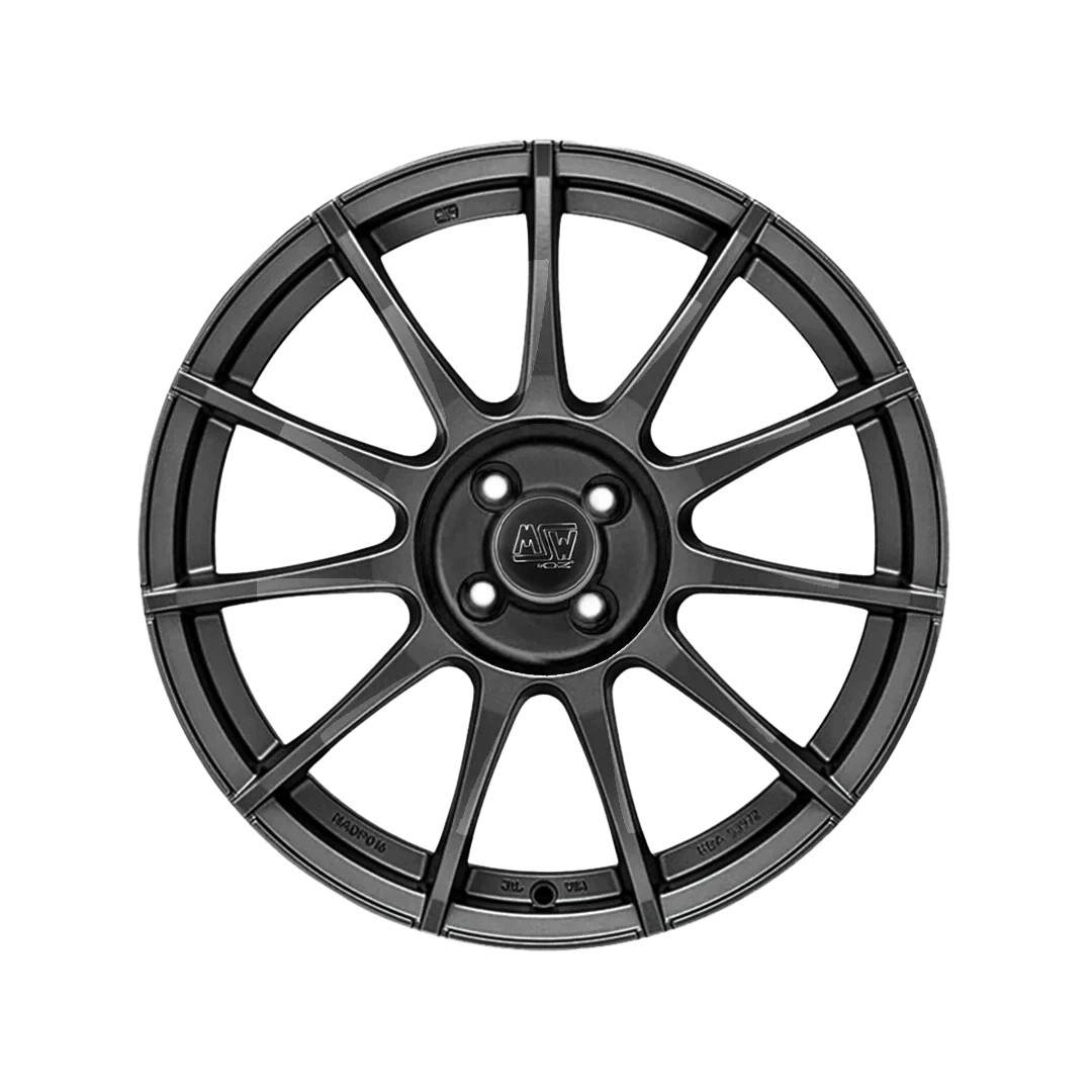 Msw-85 4x108 7x17 ET25 Misano Grey 4-Piece Alloy Wheel Set