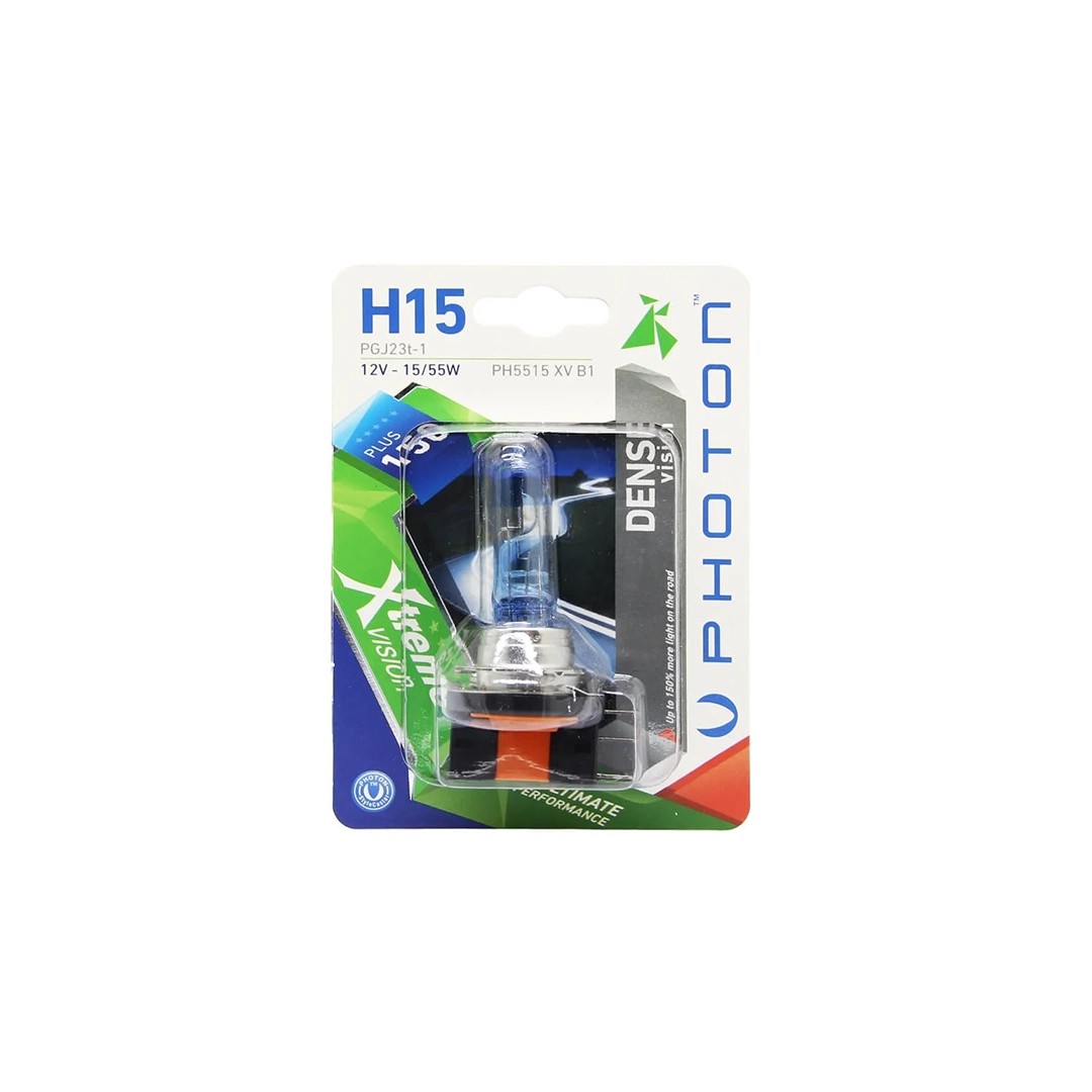 Photon H15 12V 15/55W Xtreme Vision +%150 Brighter Single Blister Bulb