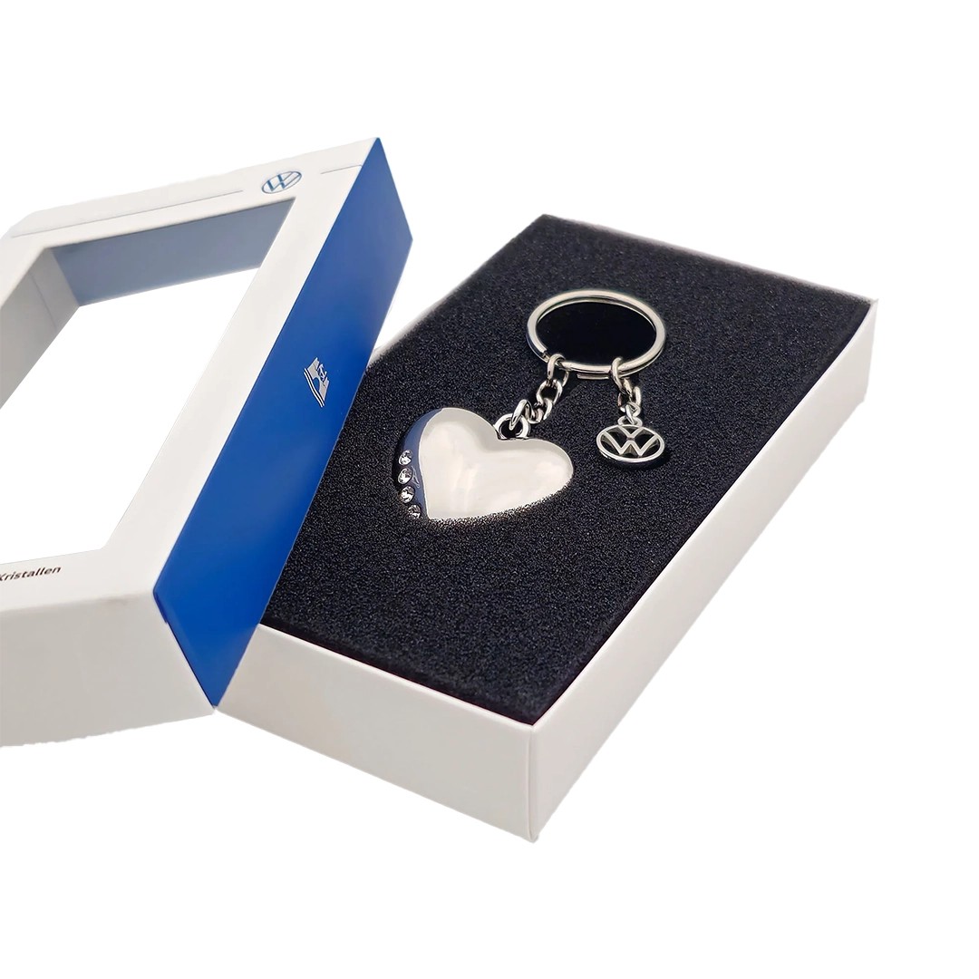 Volkswagen Heritage Collection Heart Keychain