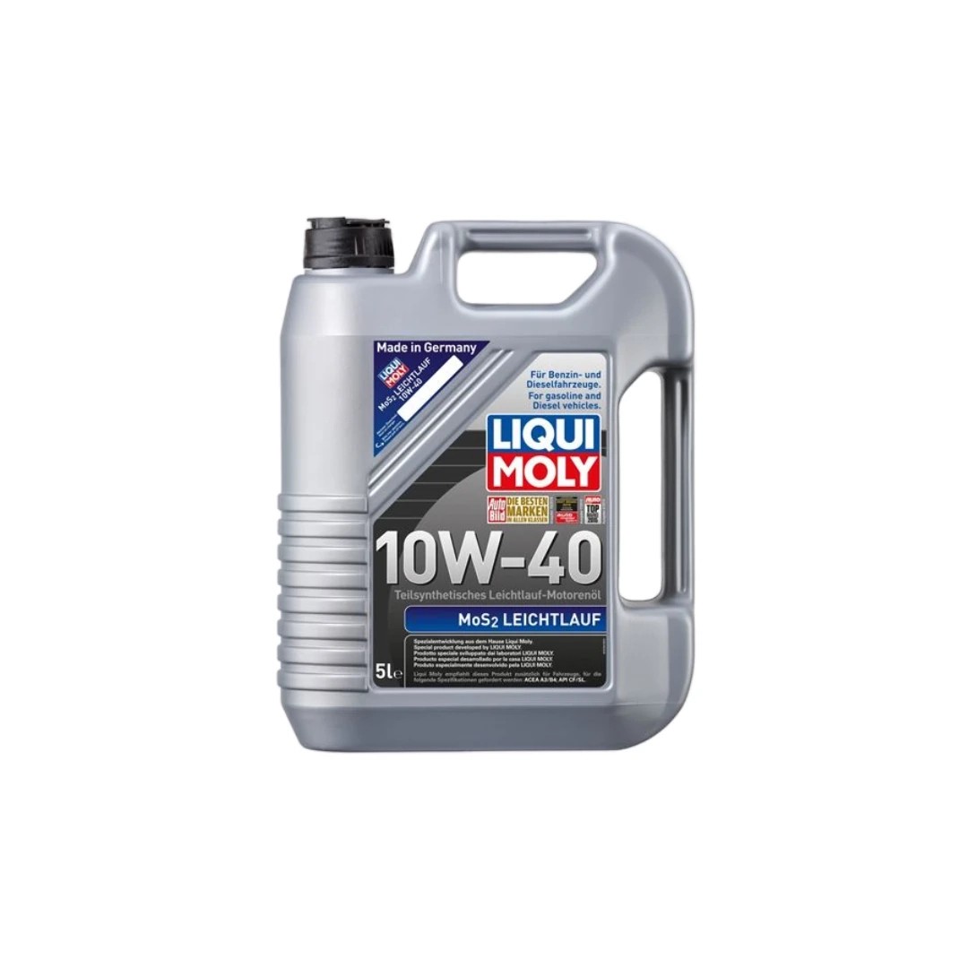Liqui Moly 10W40 Kısmi Sentetik MoS2'li LEICHTLAUF 5 Litre Motor Yağı ...