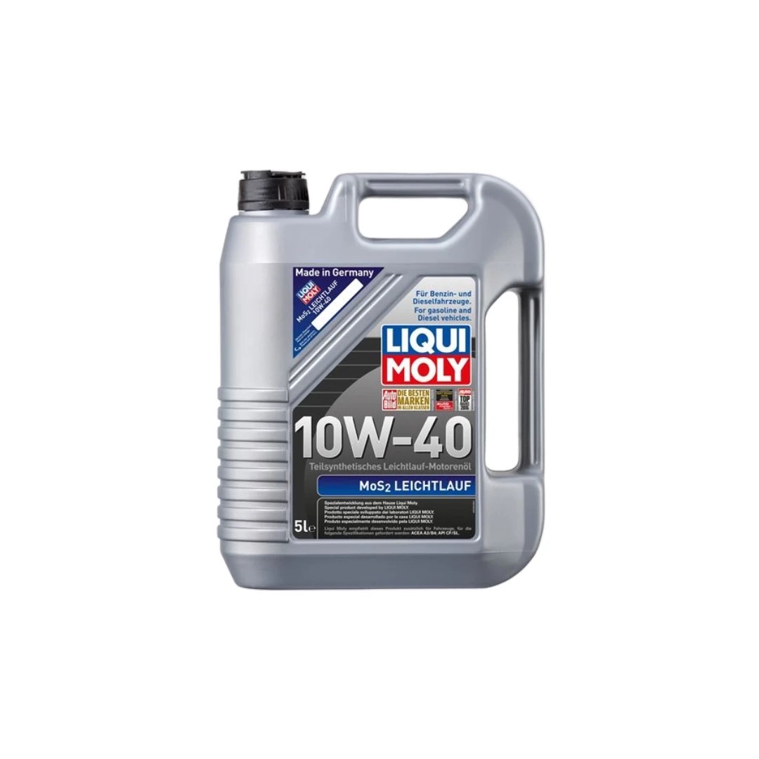 Liqui Moly 10W40 Semi Synthetic MoS2 LEICHTLAUF 5L Engine Oil 2184