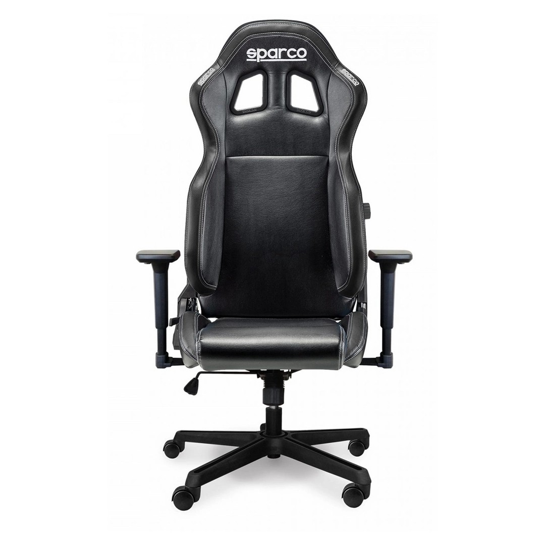 Sparco Icon Deri Ofis Koltuğu (Siyah)