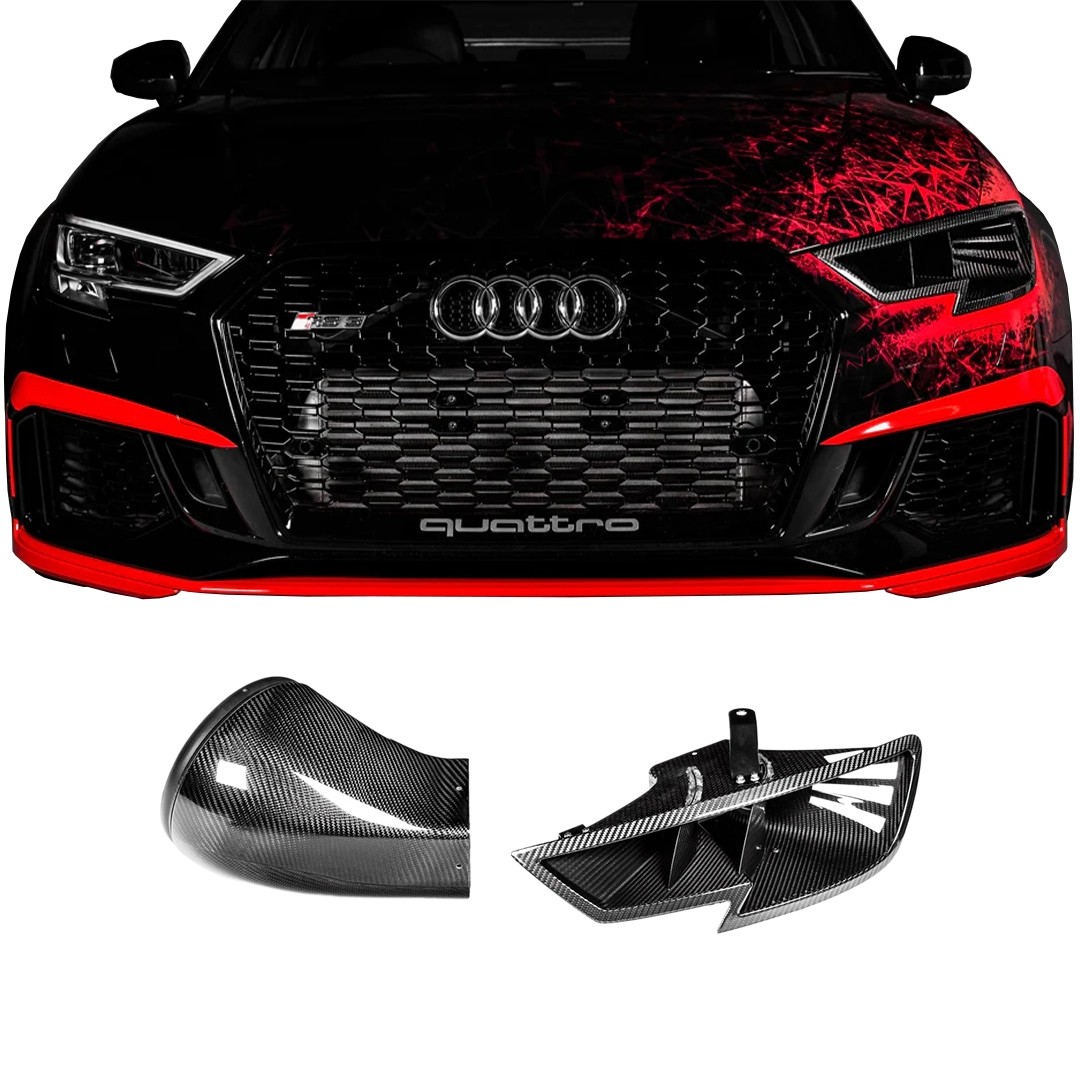 Eventuri Audi RS3 Stage 3 Headlight Delete for Eventuri Intake