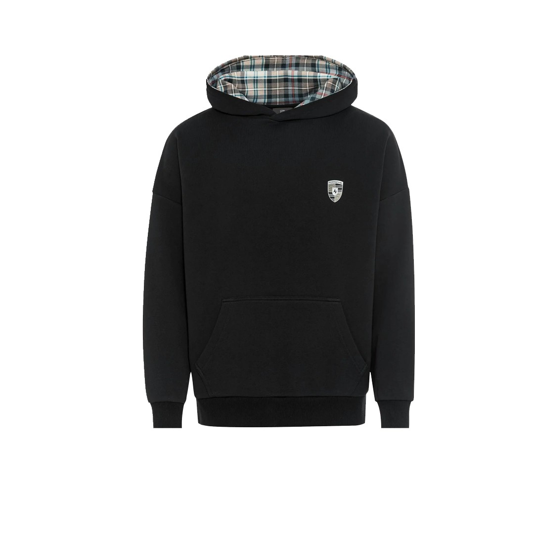 Porsche 50Y Turbo Hoodie Erkek S Bej Siyah