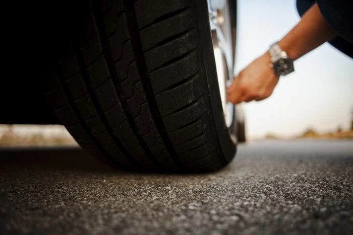 How are tires and road grip in hot conditions?