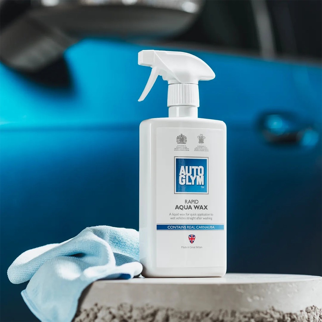 Auto Glym Rapid Aqua Wax 500ml Wet/Dry Surface Quick Polish