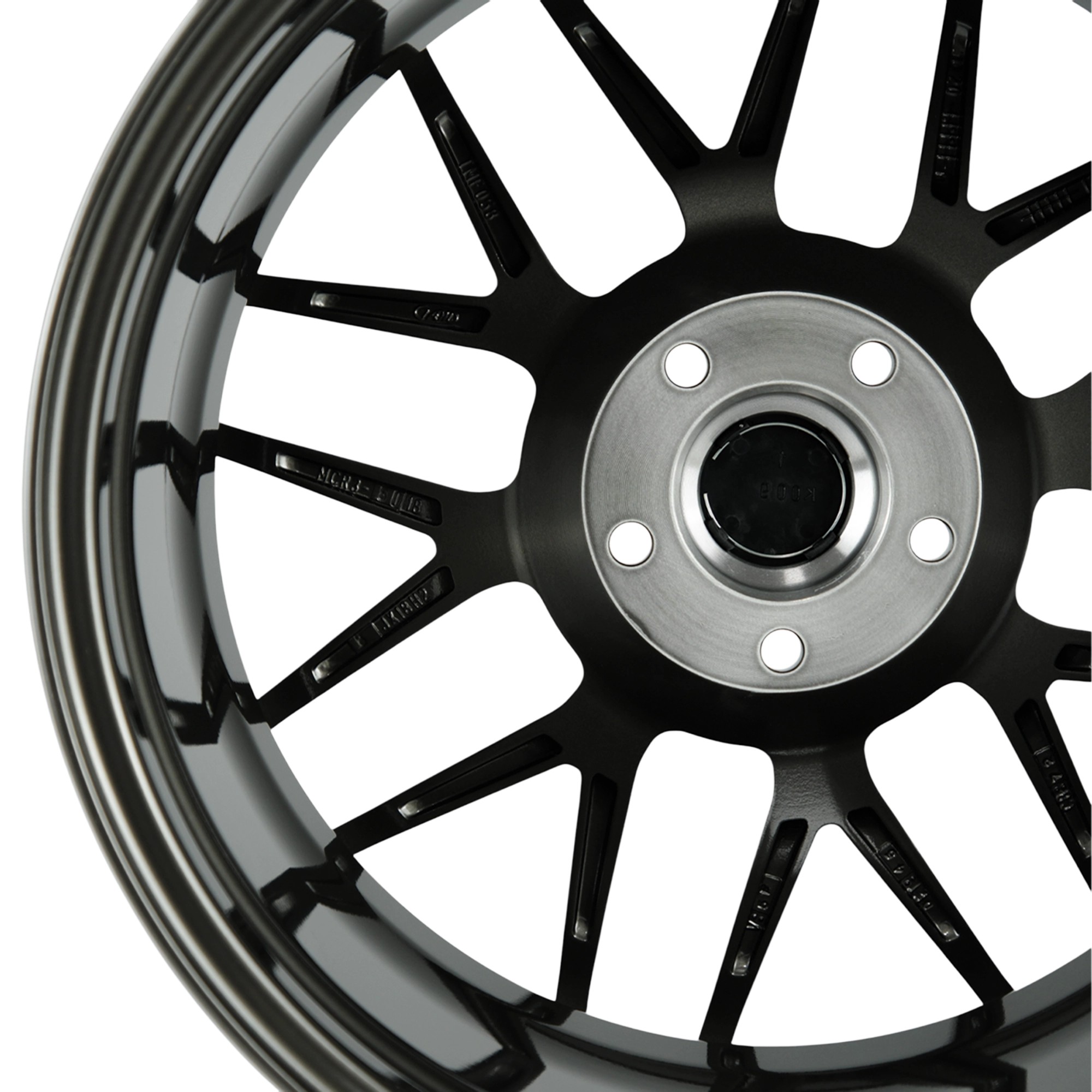 Motec MCR3-Hyper Mesh Steelgrey D9 8x18 5x114,3 ET45 Ø72.6 4-Piece Wheel Set