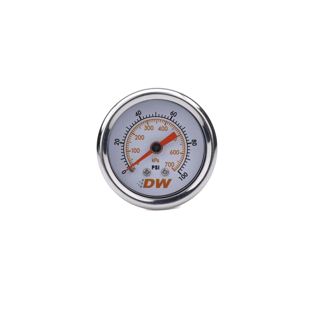 Deatschwerks White Fuel Pressure Gauge