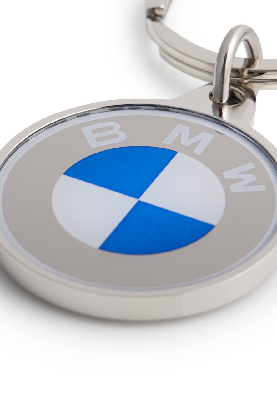 BMW Original Logo Keychain Metal Silver 80275A7E4B8