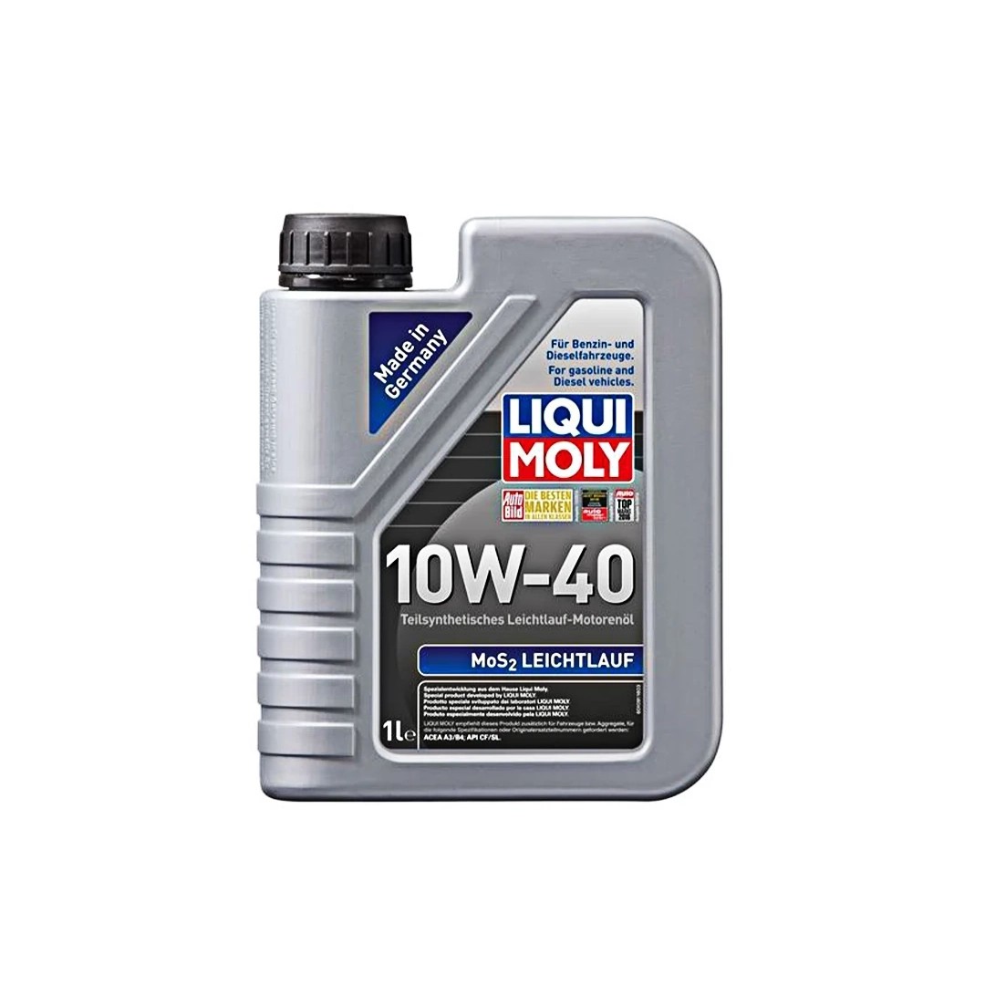 Liqui Moly 10W40 MoS2 Semi Synthetic LEICHTLAUF 1L Engine Oil 2626