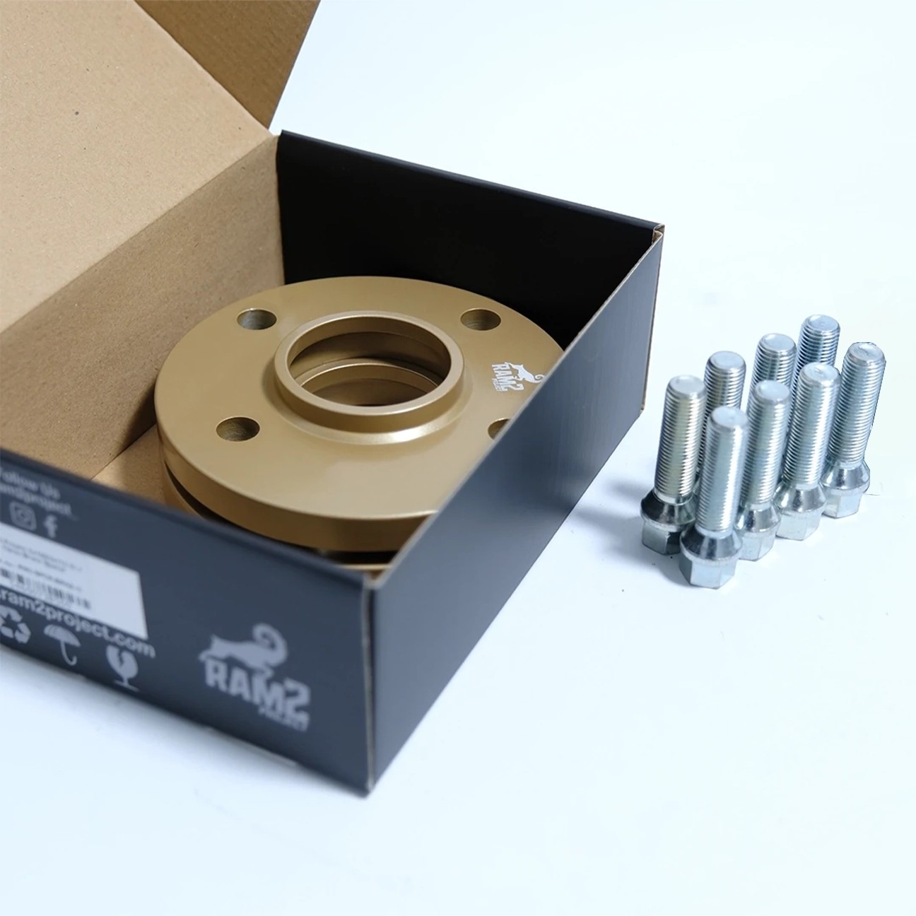 Ram2 Project 4x100 60,1 15mm Bronz Spacer