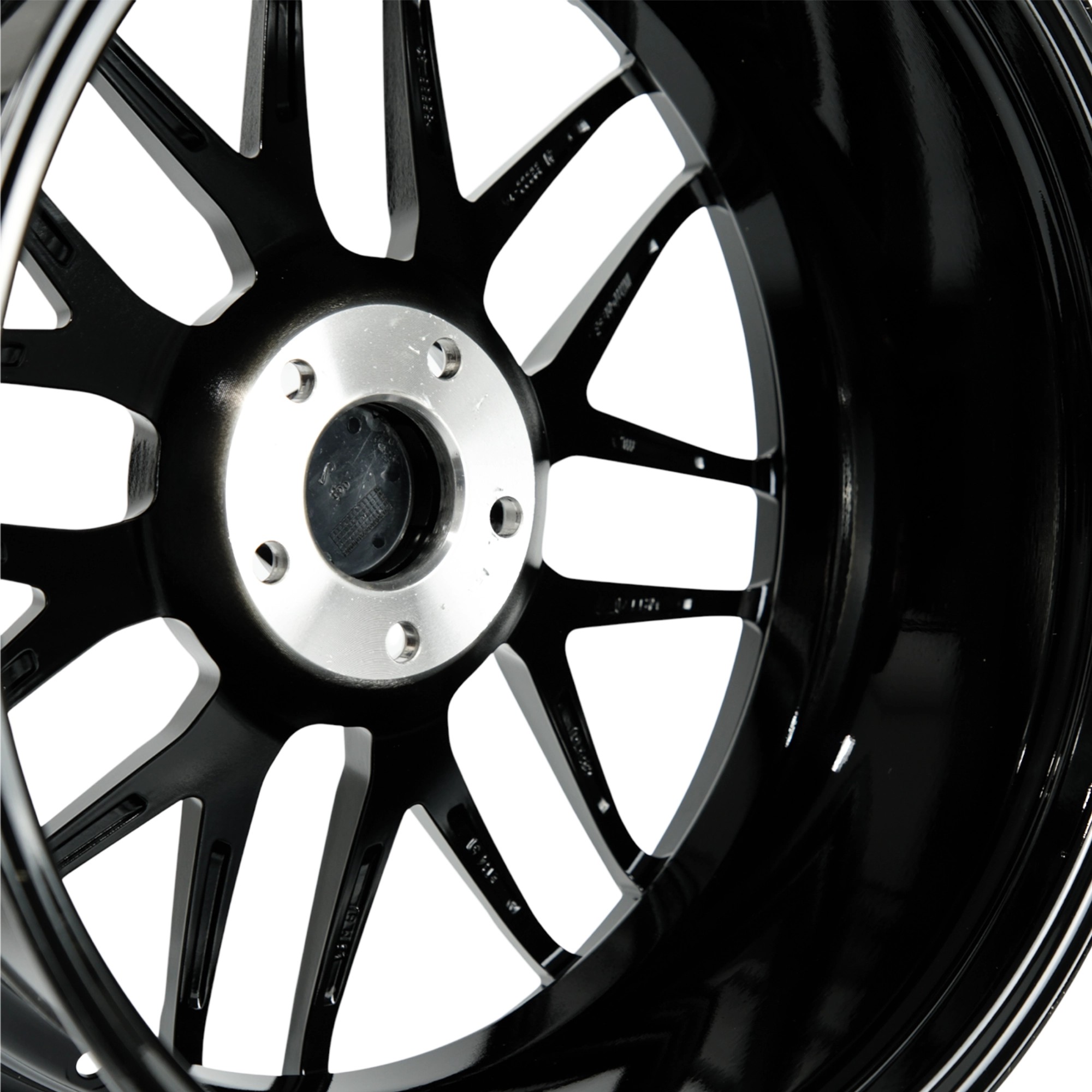 Motec MCR3-Hyper Mesh Gloss Black 8.5x19 5x112 ET45 Ø66.5 4-Piece Wheel Set