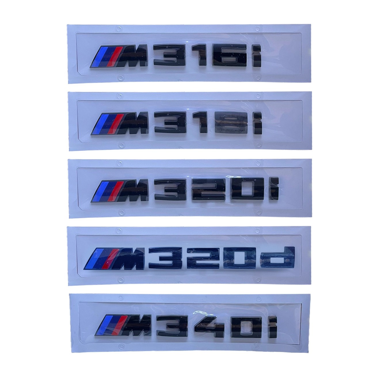 Bmw M Serisi- 3-4-5 Serileri Mat Siyah & Krom Bagaj Yazısı