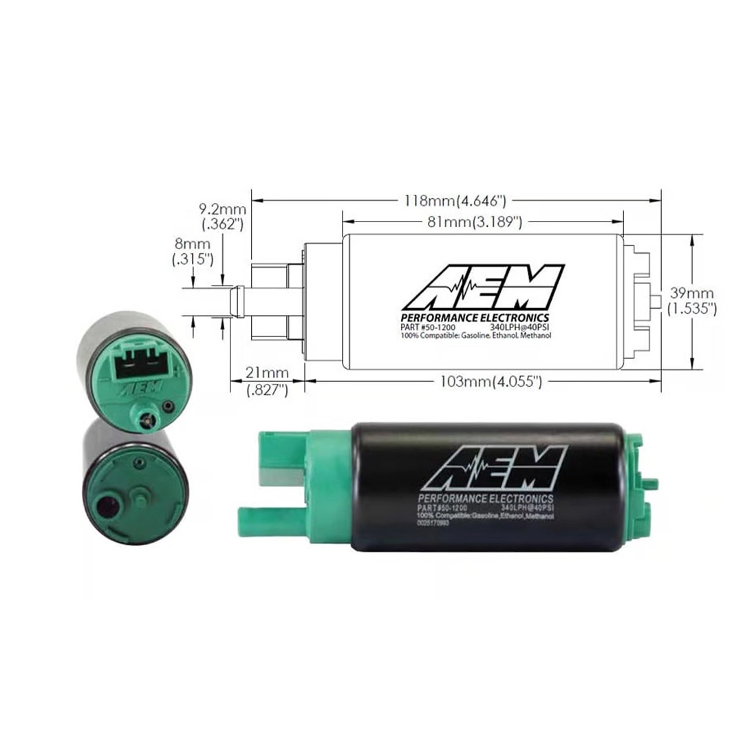 AEM's 340LPH E85-Compatible High Flow In-Tank Fuel Pump