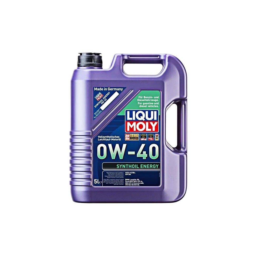 Liqui Moly 0W40 Synthoil Energy Tam Sentetik 5 Litre Motor Yağı 9515