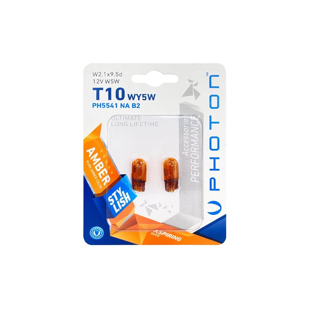 Photon W5W 12V 5W Naturel Amber 2-Piece Blister Bulb