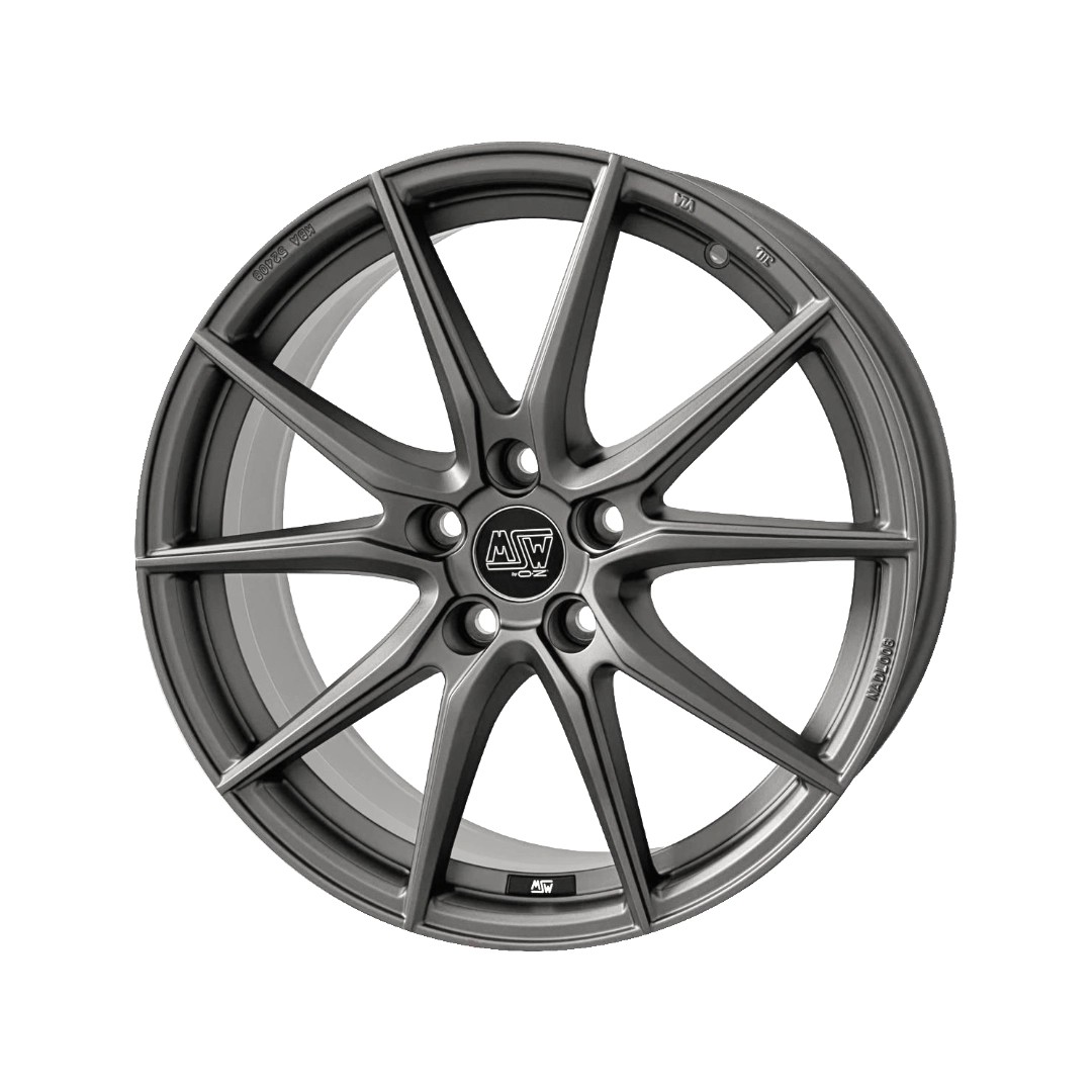 MSW DR1 8x18 5x114,3 ET-45 Matt Graphite-18K8 4-Piece Alloy Wheel Set