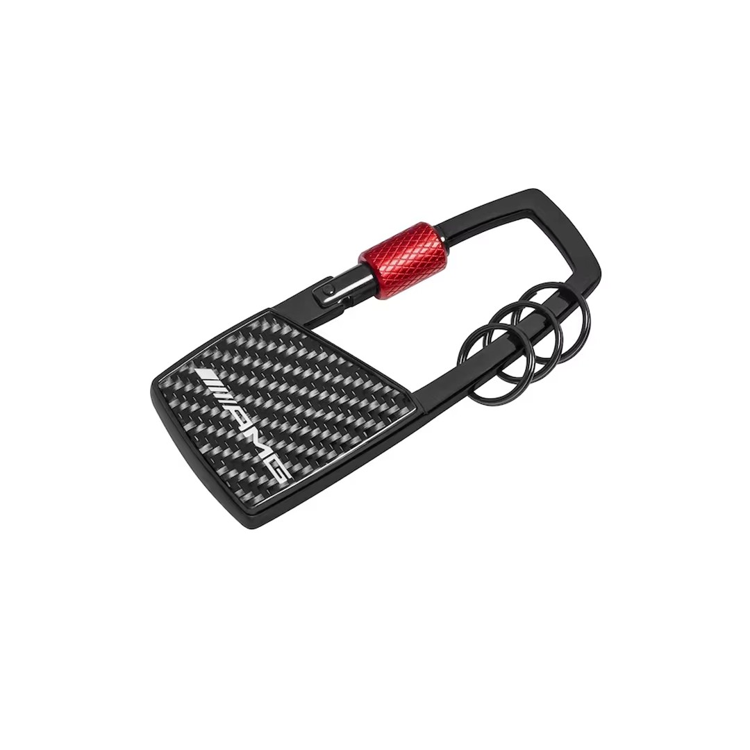 Mercedes-Benz AMG Collection Carbon Black Red Keychain