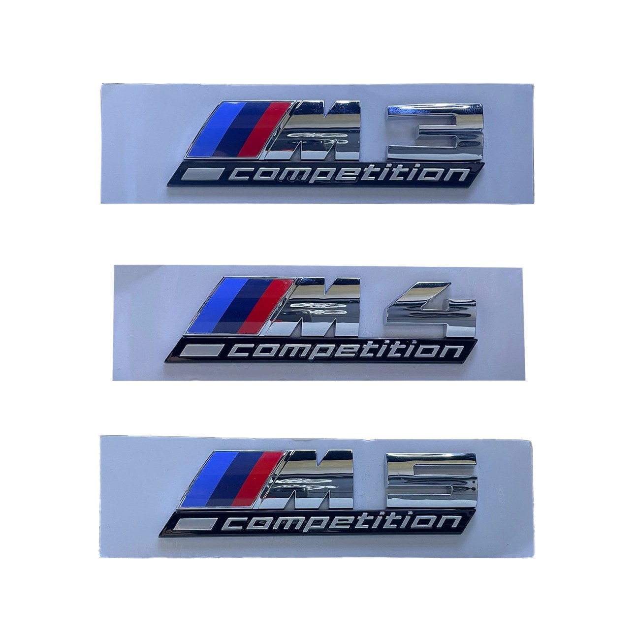 Bmw M Serisi- 3-4-5 Serileri Mat Siyah & Krom Bagaj Yazısı