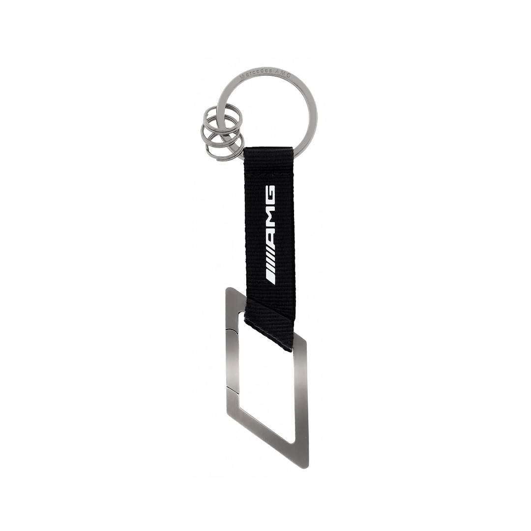 Mercedes-Benz AMG Carabiner Black-White Hook Keychain