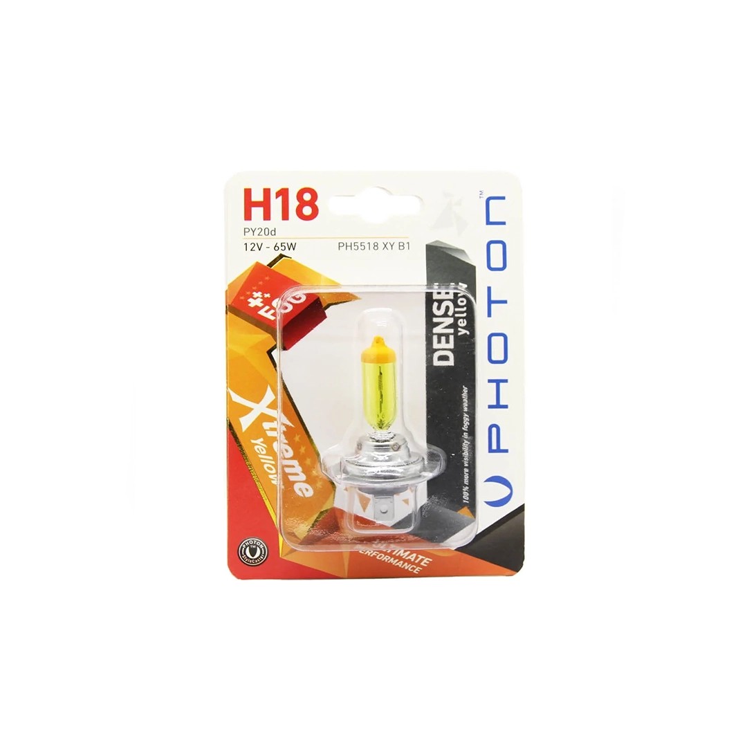 Photon H18 12V 65W Xtreme Yellow Tekli Blister Ampul