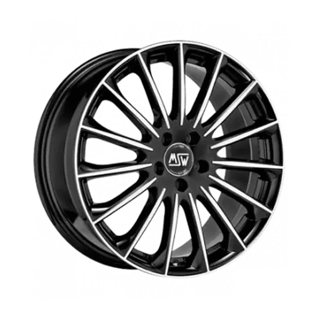 Msw-30 5x112 9,5x19 45 73,10 Gloss Black F/P 4-Piece Alloy Wheel Set