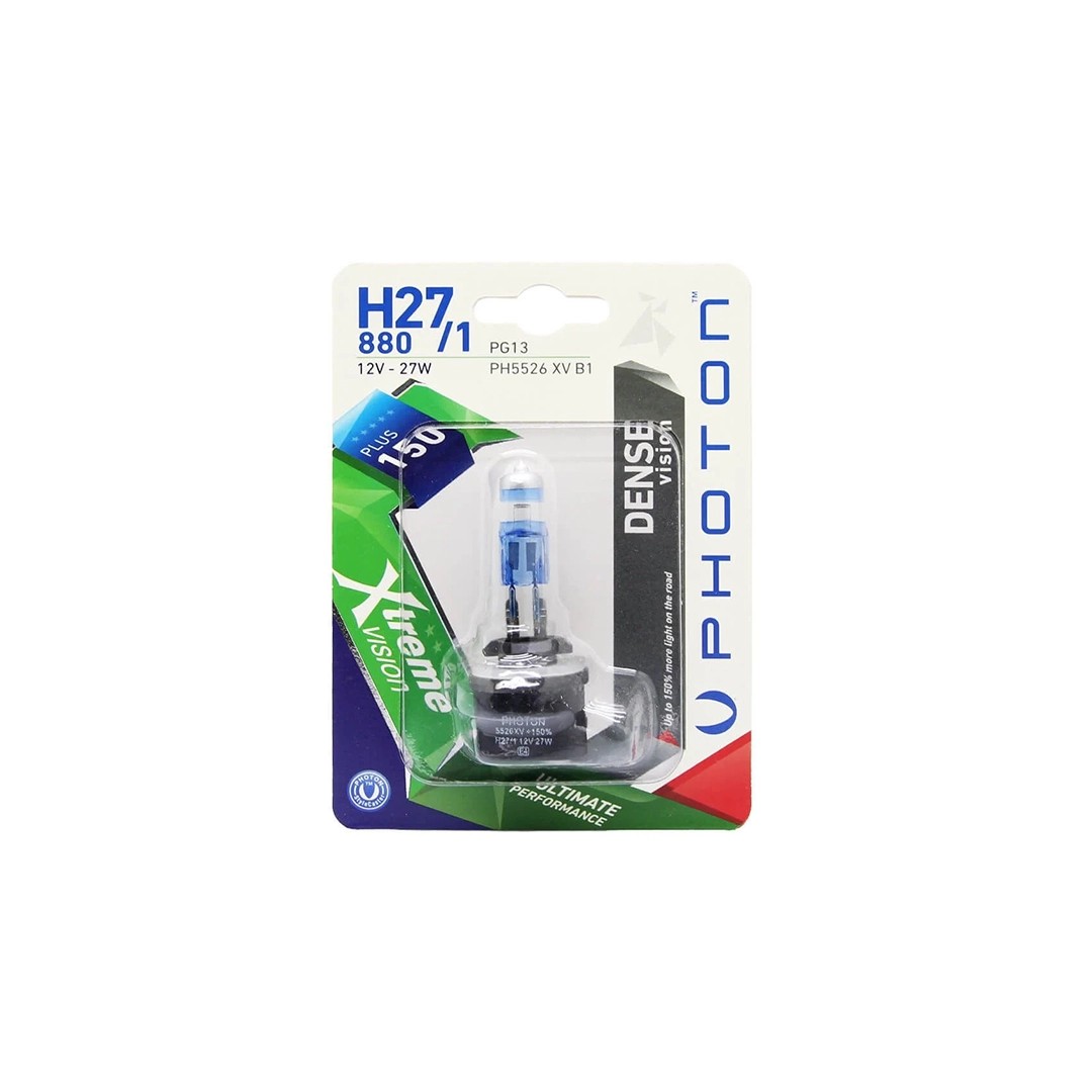 Photon H27/1 12V 27W Xtreme Vision +%150 Brighter Single Blister Bulb