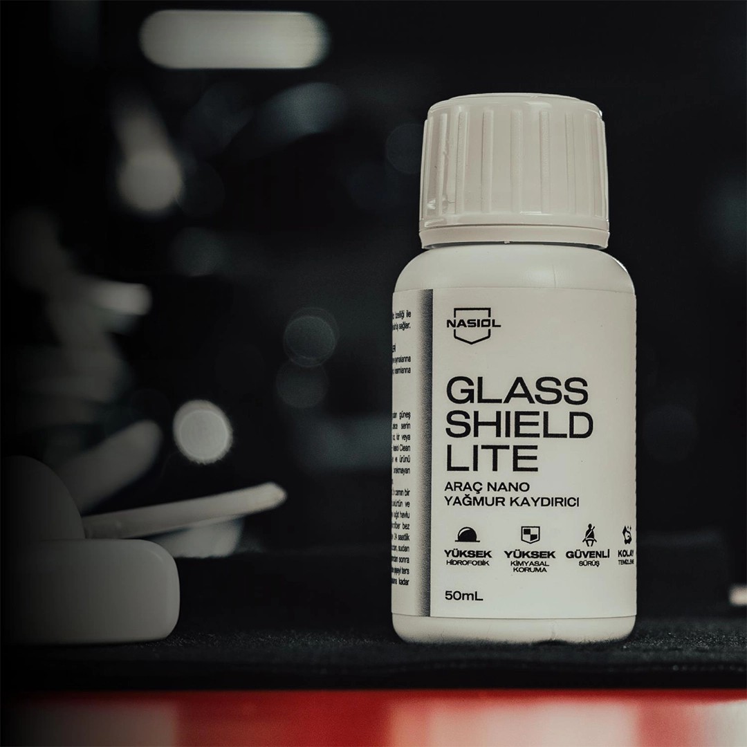 Nasiol Glasshield Lite 50ml Nano Yağmur Kaydırıcı ve Cam Spreyi