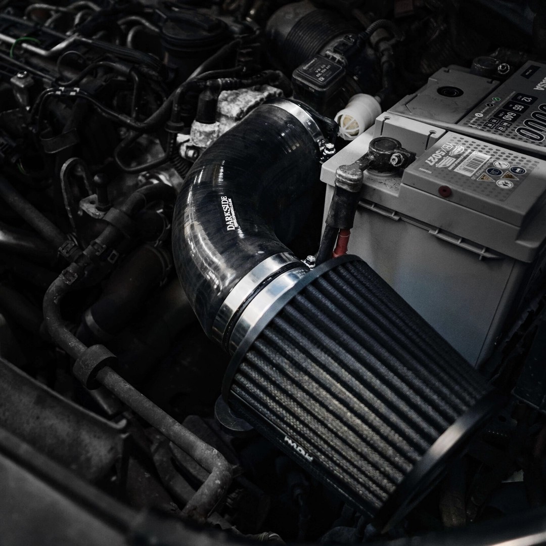 Darkside Developments Mk5 | Mk6 TDI 80mm MAF Sensörlü ProRam Performans Filtresi ile Birlikte Emme | Intake Filtre Kiti