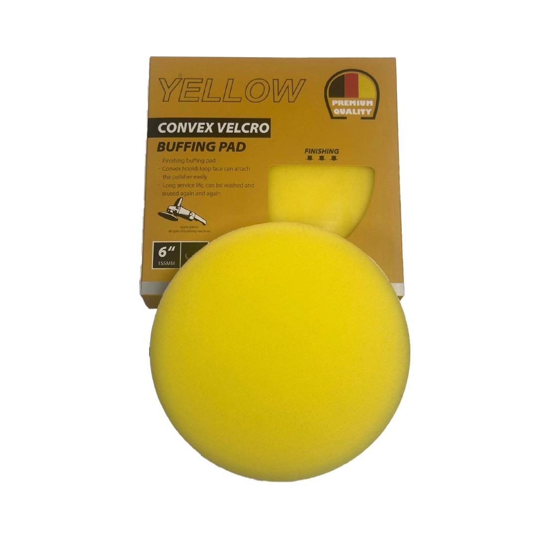 Premium Quality Convex Velcro 155mm Hook-and-Loop Sarı Polish Sponge