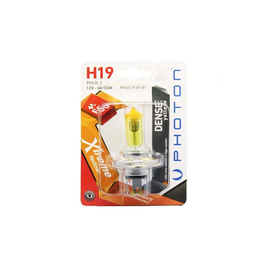 Photon H19 12V 60/55W Xtreme Yellow Tekli Blister Ampul