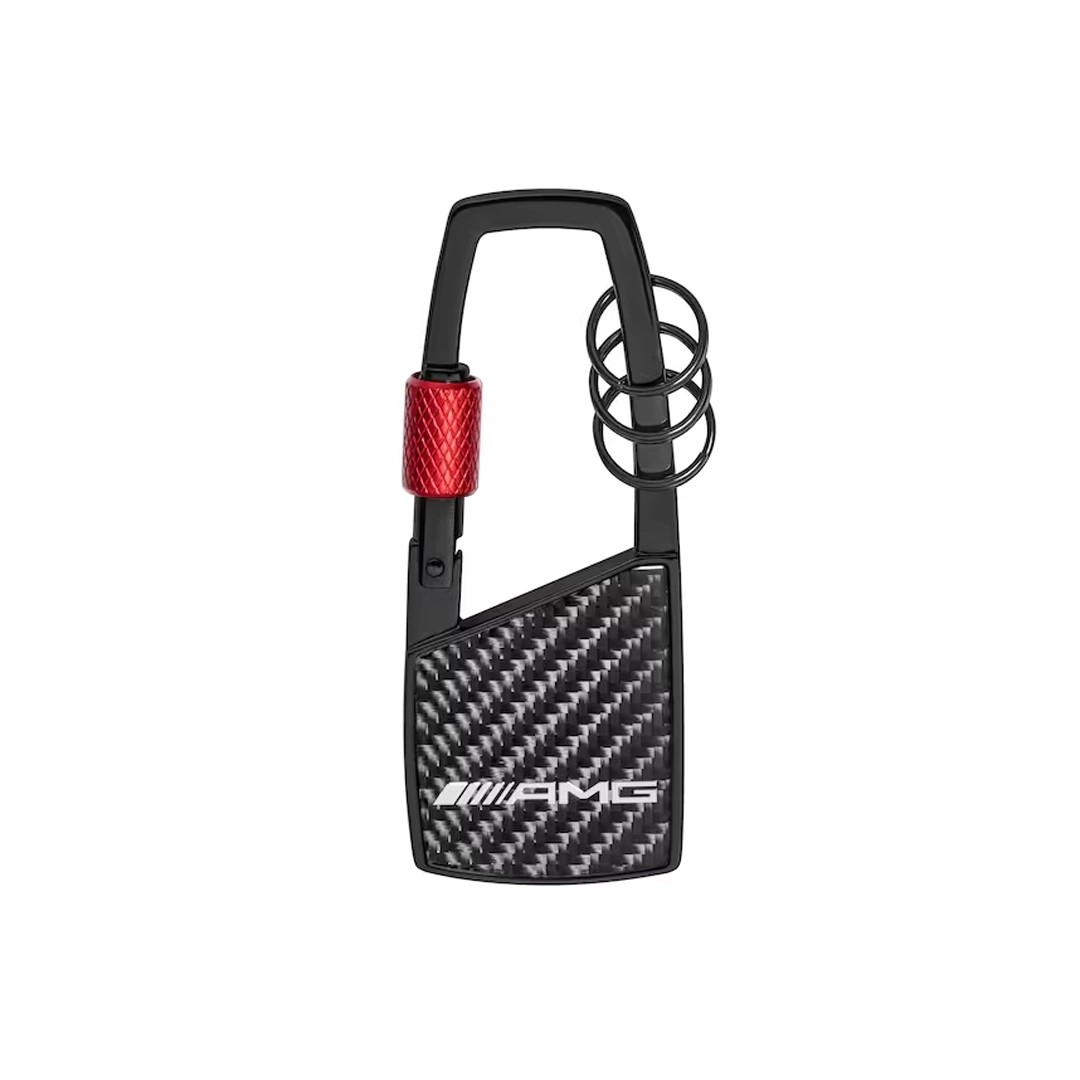 Mercedes-Benz AMG Collection Carbon Black Red Keychain