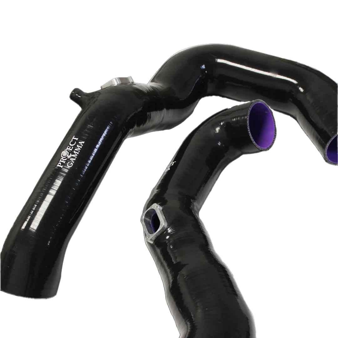 Project Gamma Bmw M3-M4-M2C F80-F82-F83-F87 Blue-Black Intakes with Black Filters