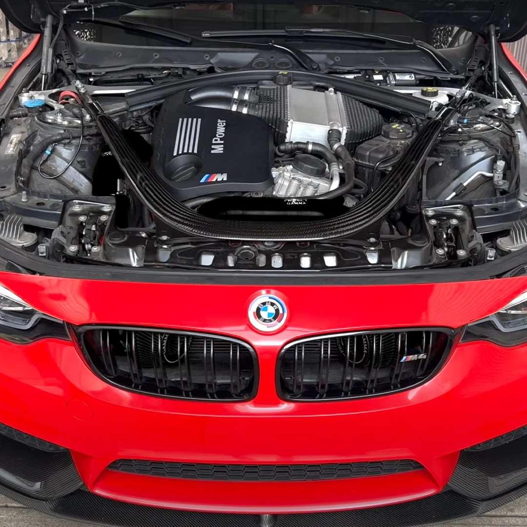 Project Gamma Bmw M3-M4-M2C F80-F82-F83-F87 Black Intakes with Black Filters