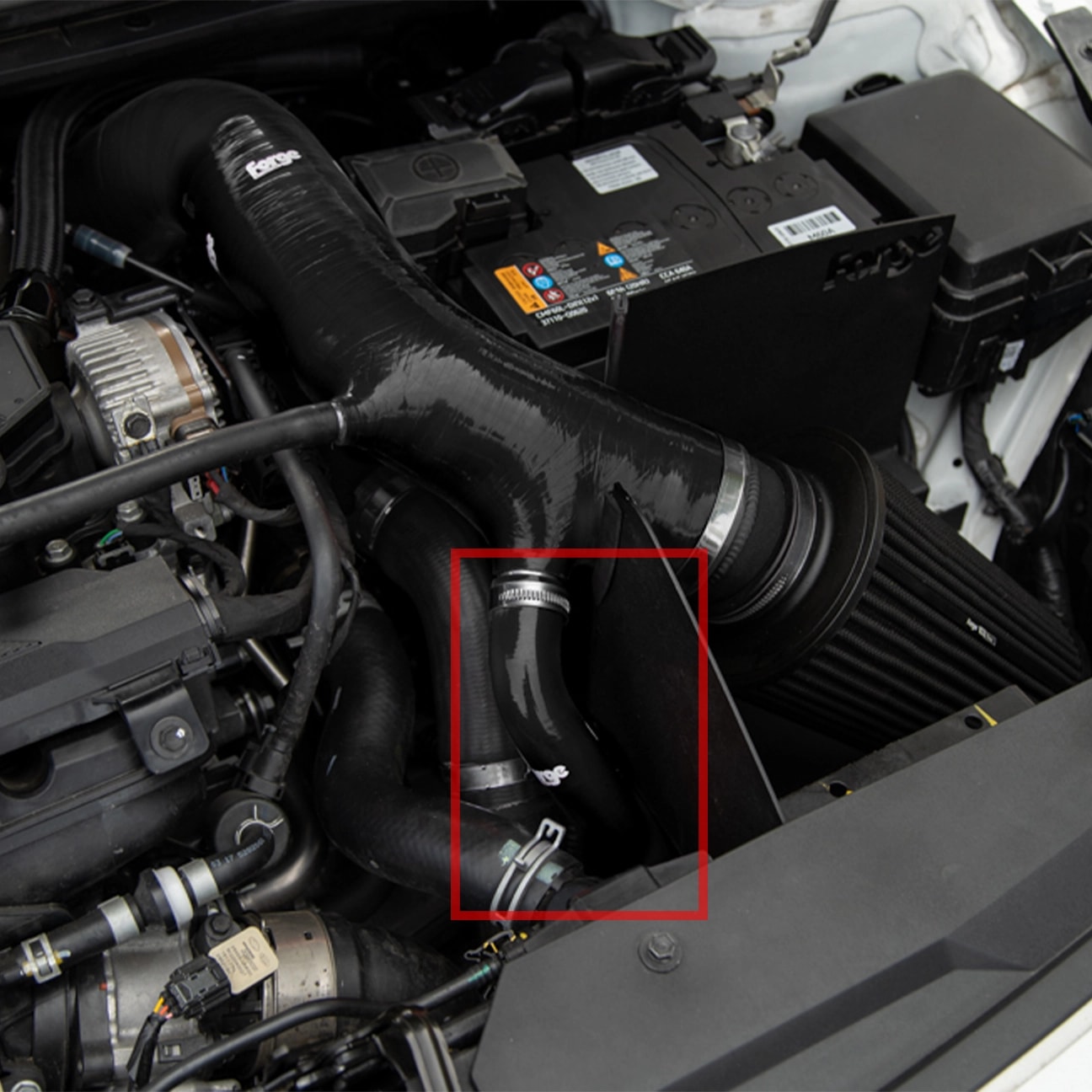 Forge Motorsport Hyundai I20N Dump Valve Discharge Hortumu - Siyah