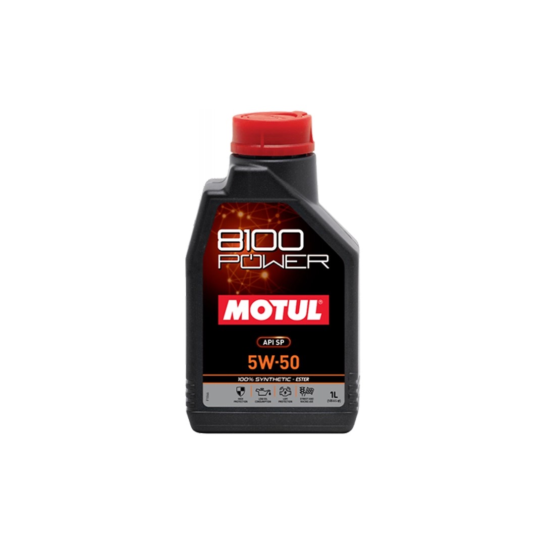 Motul 8100 Power 5W-50 1L Engine Oil