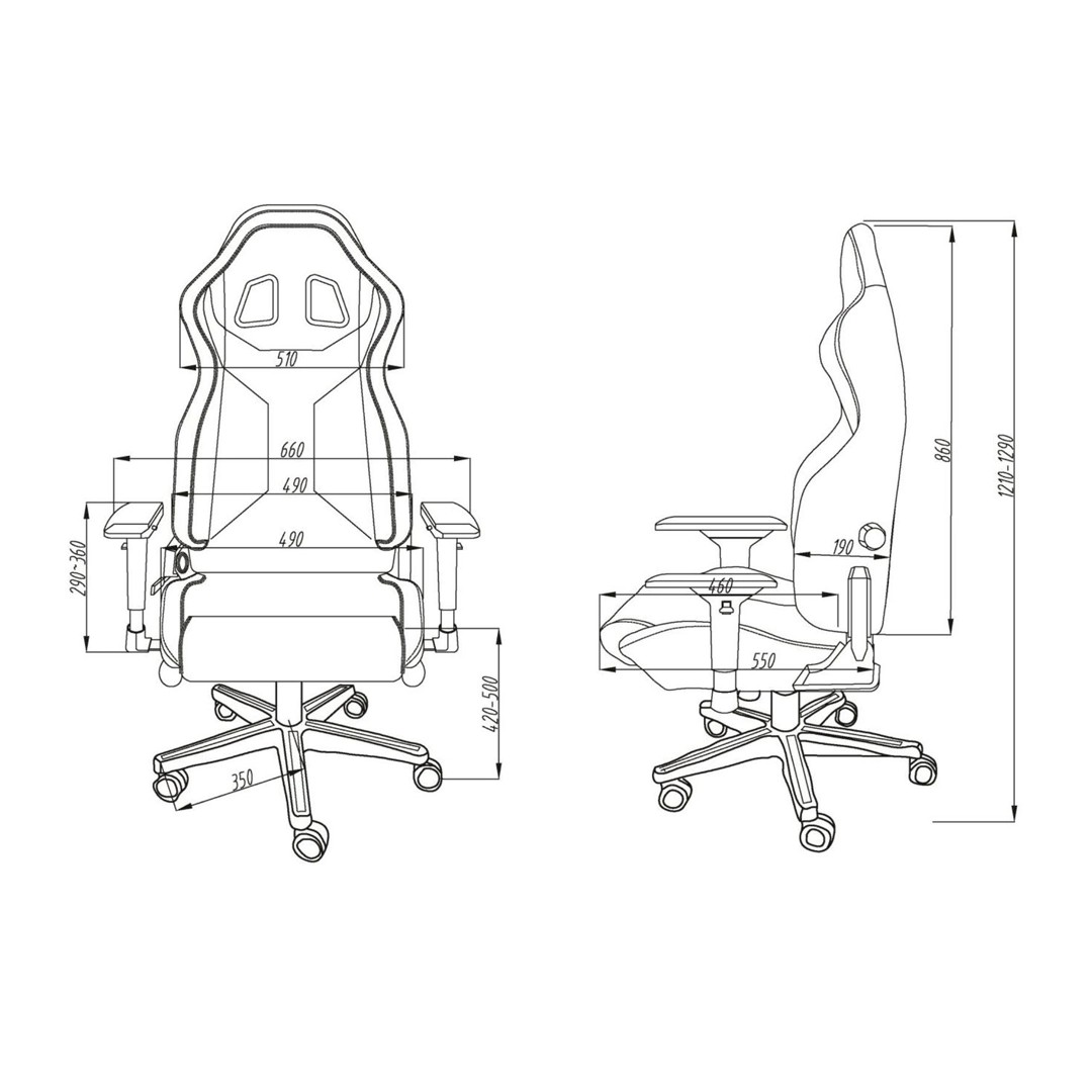 Sparco Icon Deri Ofis Koltuğu (Siyah)