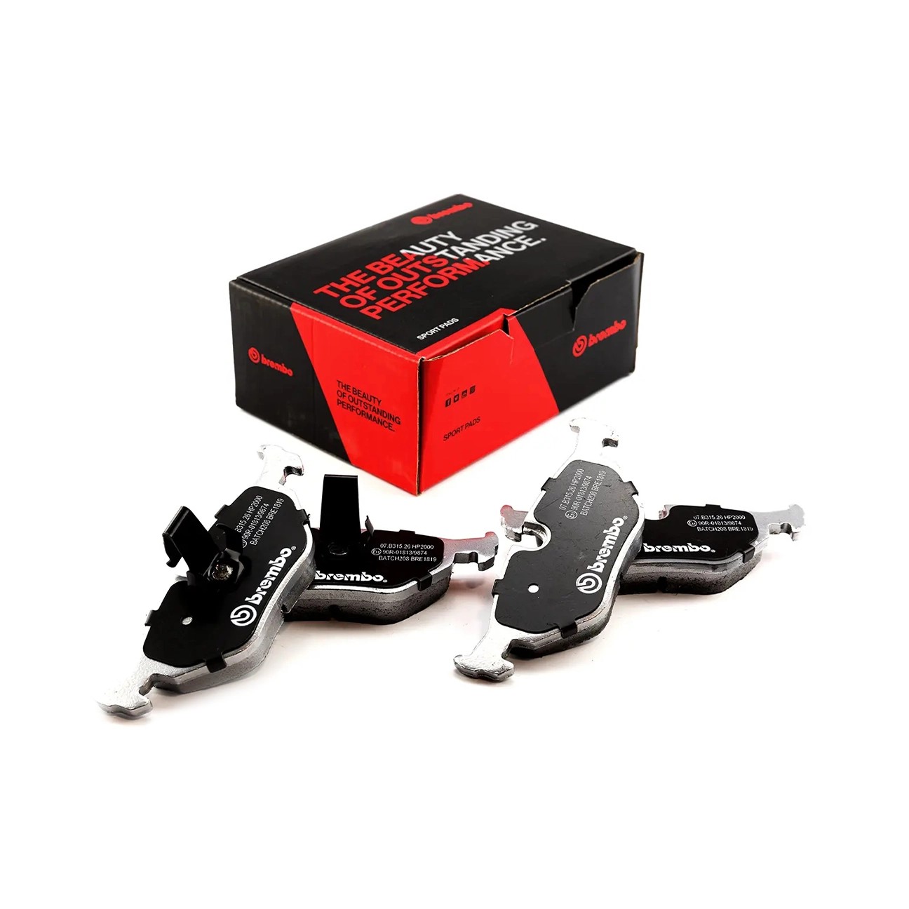 Brembo Arka Fren Balata Seti - Bmw 3 Serisi E46, Z1, Z3, Z4- MG 6, X-Power, ZT- Rover 75- Saab 9-5 - 07.B315.26