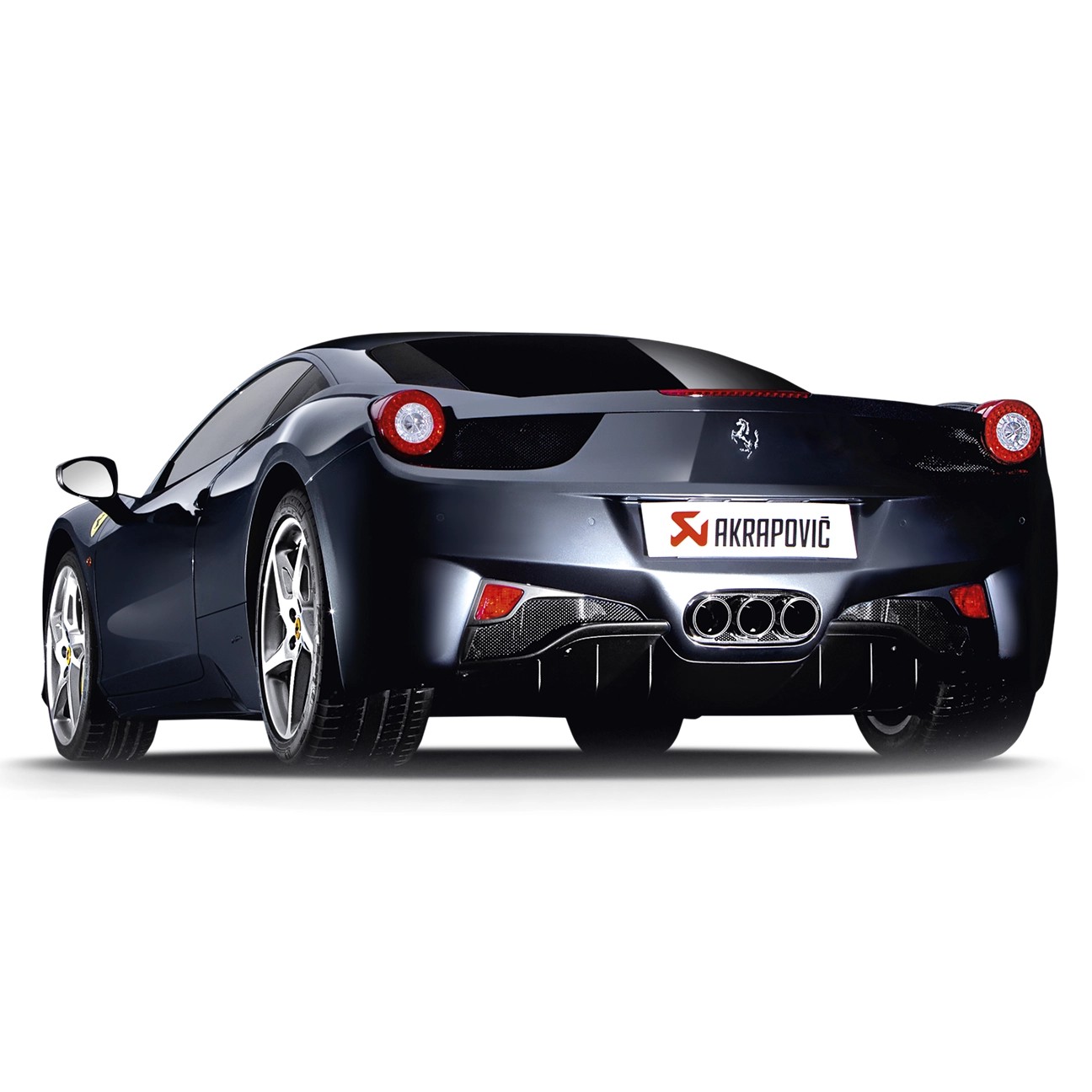 Akrapovic Slip-On Line Titanium Exhaust - Ferrari 458 Italia - 458 Spider